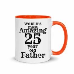 11oz Ceramic Mug with Color Inside