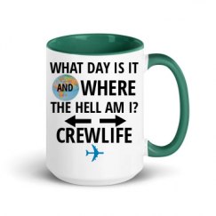 15oz Ceramic Mug with Color Inside