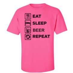 Unisex Ultra Cotton Safety Neon Crewneck Tee