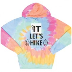 Unisex Tie-Dye Fleece Hoodie