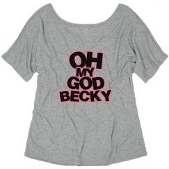 Ladies Flowy Slouchy Tee