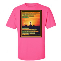 Unisex Ultra Cotton Safety Neon Crewneck Tee