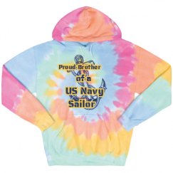 Unisex Tie-Dye Fleece Hoodie