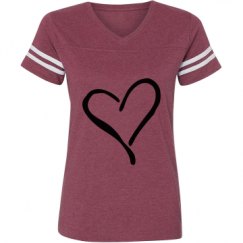 Ladies Relaxed Fit Vintage Sports Tee