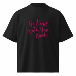 Unisex Organic Oversized High Neck T-Shirt