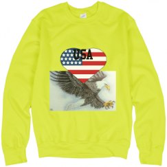 Unisex Neon Crewneck Sweatshirt
