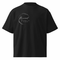 Unisex Organic Oversized High Neck T-Shirt