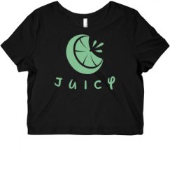 Ladies Slim Fit Crop Top Tee