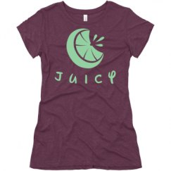 Ladies Slim Fit Super Soft Triblend Tee