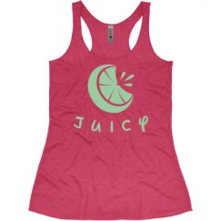 Ladies Slim Fit Super Soft Racerback Triblend Tank