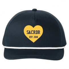 Snapback Five-Panel Rope Hat