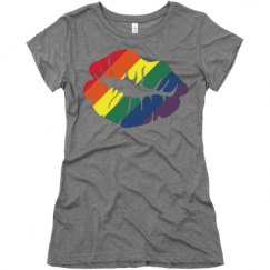 Ladies Slim Fit Super Soft Triblend Tee