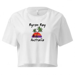 Ladies Festival Cali Crop Top Tee