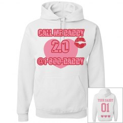 'CALL ME DADDY' sassy girl hoodie