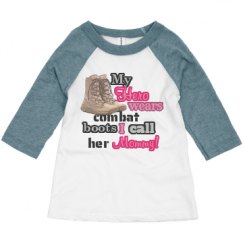 Toddler 3/4 Sleeve Raglan Tee