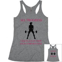DONDIFITNESS LADIES SOFT RACERBACK TANK TOP