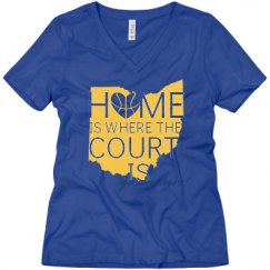 Ladies Relaxed Fit V-Neck Tee