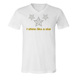 Mens i shine like a star shirt