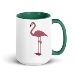 15oz Ceramic Mug with Color Inside