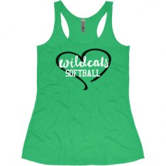 Ladies Slim Fit Super Soft Racerback Triblend Tank