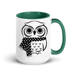 15oz Ceramic Mug with Color Inside