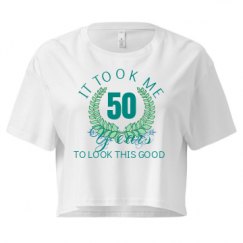 Ladies Festival Cali Crop Top Tee