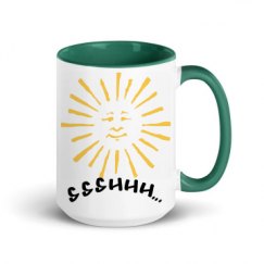 15oz Ceramic Mug with Color Inside