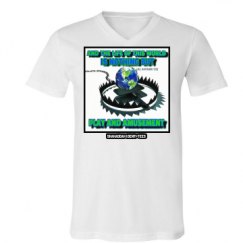 Unisex V-Neck Jersey Tee