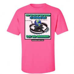 Unisex Ultra Cotton Safety Neon Crewneck Tee