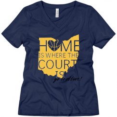 Ladies Relaxed Fit V-Neck Tee