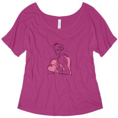 Ladies Flowy Slouchy Tee