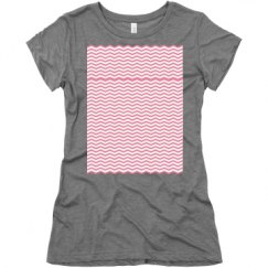 Ladies Slim Fit Super Soft Triblend Tee