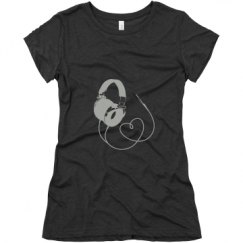 Ladies Slim Fit Super Soft Triblend Tee