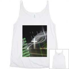 Drive Cross Photo Lucy LaRue Slouchy Tank Top