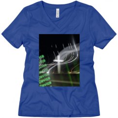 Ladies Relaxed Fit V-Neck Tee