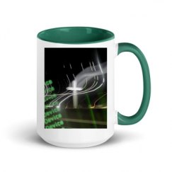 15oz Ceramic Mug with Color Inside