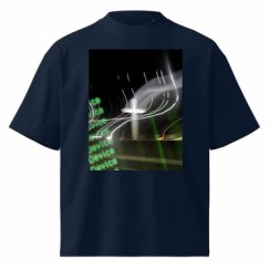 Unisex Organic Oversized High Neck T-Shirt