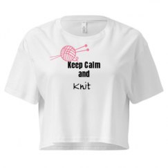 Ladies Festival Cali Crop Top Tee