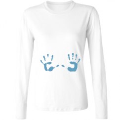 Ladies Relaxed Fit Basic Long Sleeve Tee