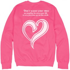 Unisex Neon Crewneck Sweatshirt