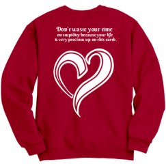 Unisex Film and Foil Crewneck Sweatshirt