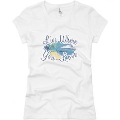 Ladies Slim Fit Basic Promo Jersey Tee