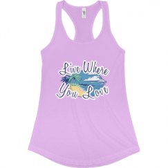 Ladies Slim Fit Racerback Tank Top