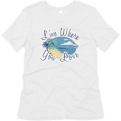 Ladies Relaxed Fit Super Soft Triblend Tee