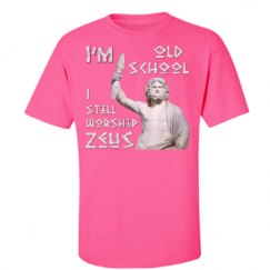 Unisex Ultra Cotton Safety Neon Crewneck Tee