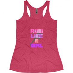Ladies Slim Fit Super Soft Racerback Triblend Tank
