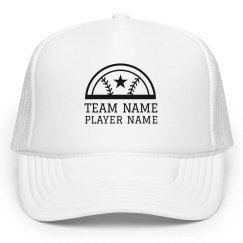 Custom Player Name Sport Hat