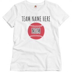 Custom Team Name Mom Tee