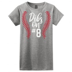 Custom Dibs Baseball Tee