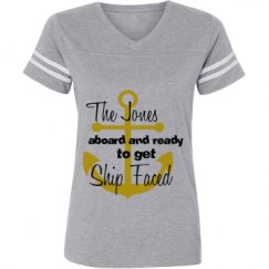 Ladies Relaxed Fit Vintage Sports Tee